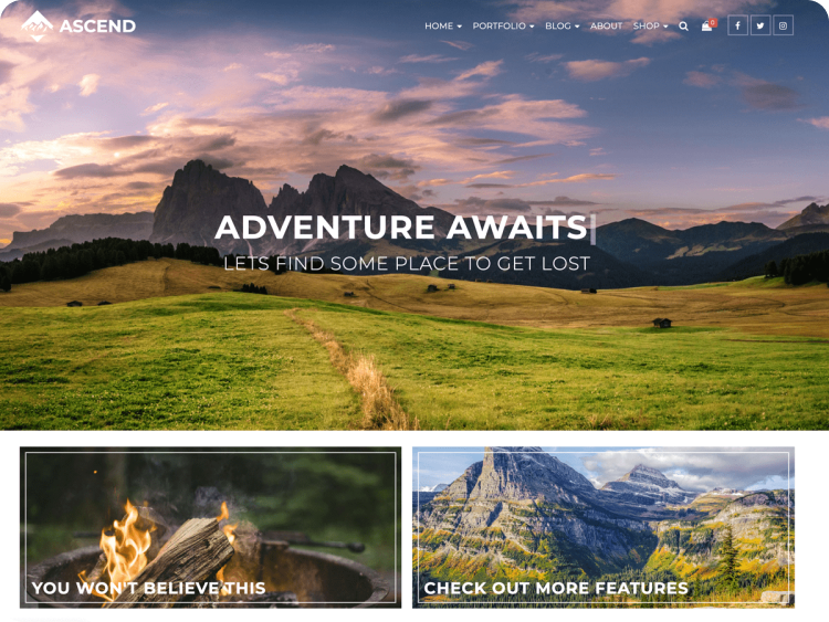 Ascend theme