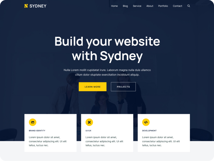 sydney - Free WordPress Themes
